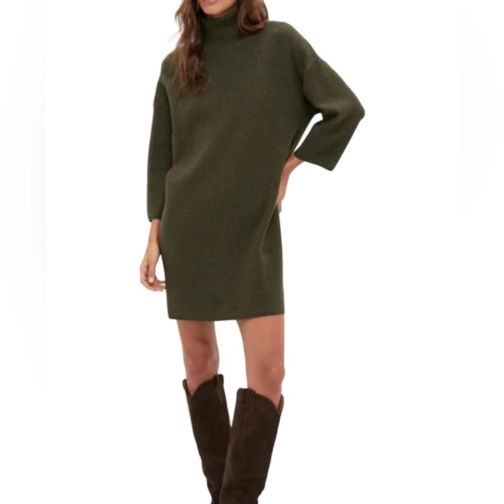 Pomander Place NWT Moss Green Vivianne Dress Olive Size S
